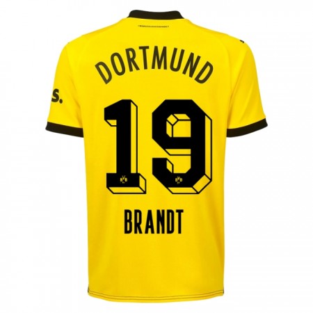 Goedkope Borussia Dortmund Brandt 19 Thuisshirt 2023-24 Goedkope Borussia Dortmund Brandt 19 Thuisshirt 2023-24